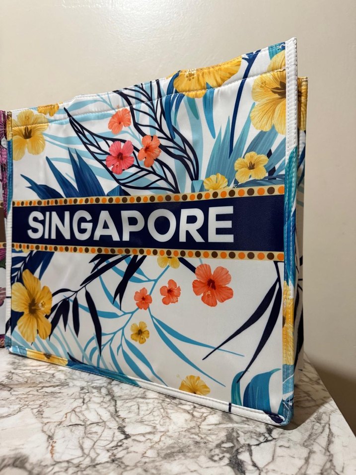 Renkli Baskılı Kadın Clutch Çanta - Görsel 2