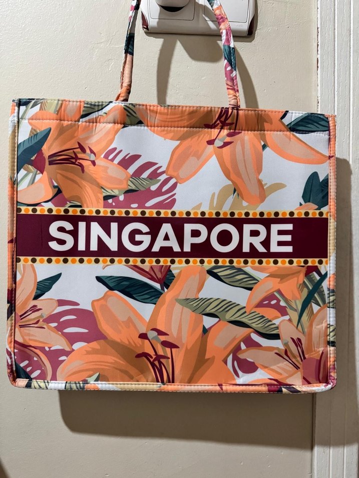 Renkli Baskılı Kadın Portföy Çanta - Görsel 3