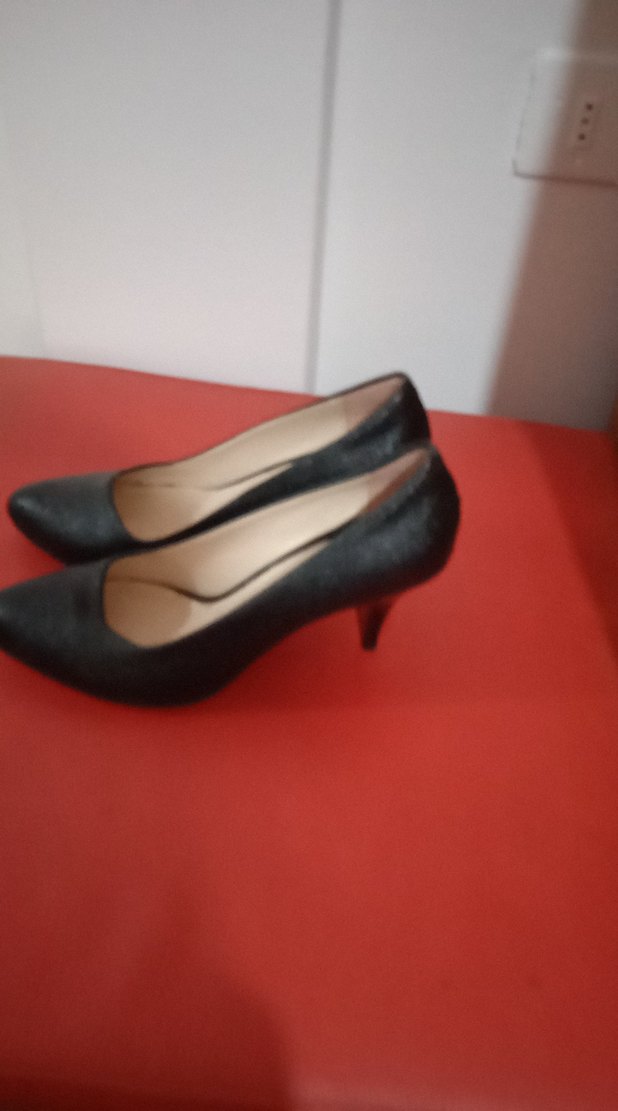 Siyah Minimalist Stiletto Topuklu Kadın Ayakkabı - Görsel 2