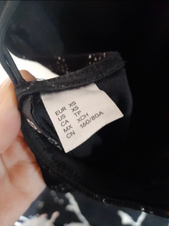 Siyah mini elbise - Görsel 3