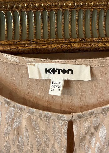 Bej Midi Kadın Elbise Yılan Desenli - Görsel 2