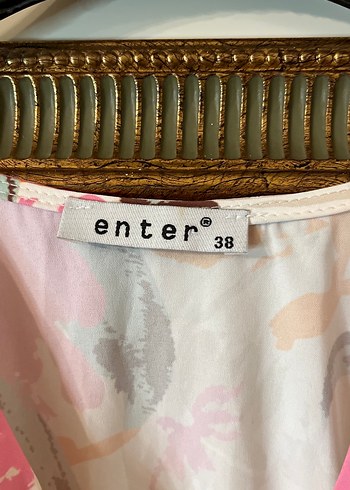 Pembe Bohem Mini Elbise - Görsel 2