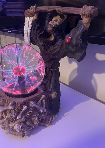 Gotik Grim Reaper Plazma Küre  ABDden Halloween Koleksiyonluk. - Görsel 11