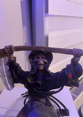 Gotik Grim Reaper Plazma Küre  ABDden Halloween Koleksiyonluk. - Görsel 10