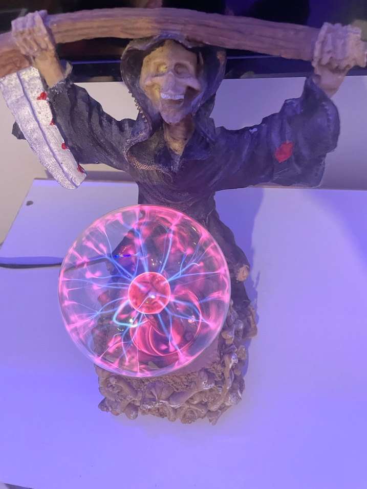 Gotik Grim Reaper Plazma Küre  ABDden Halloween Koleksiyonluk. - Görsel 4