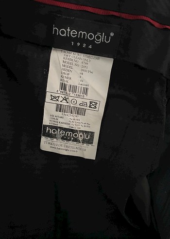 Hatemoğlu Erkek Takım Elbise|48 drop4/Beden - Görsel 4