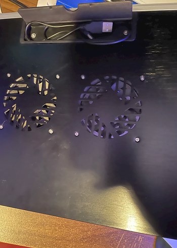 Çift Fanlı Siyah Bilgisayar Soğutucu - Görsel 12