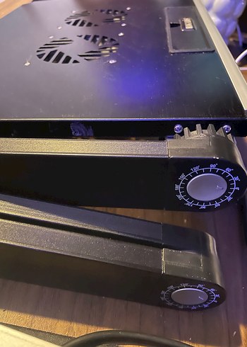 Çift Fanlı Siyah Bilgisayar Soğutucu - Görsel 2