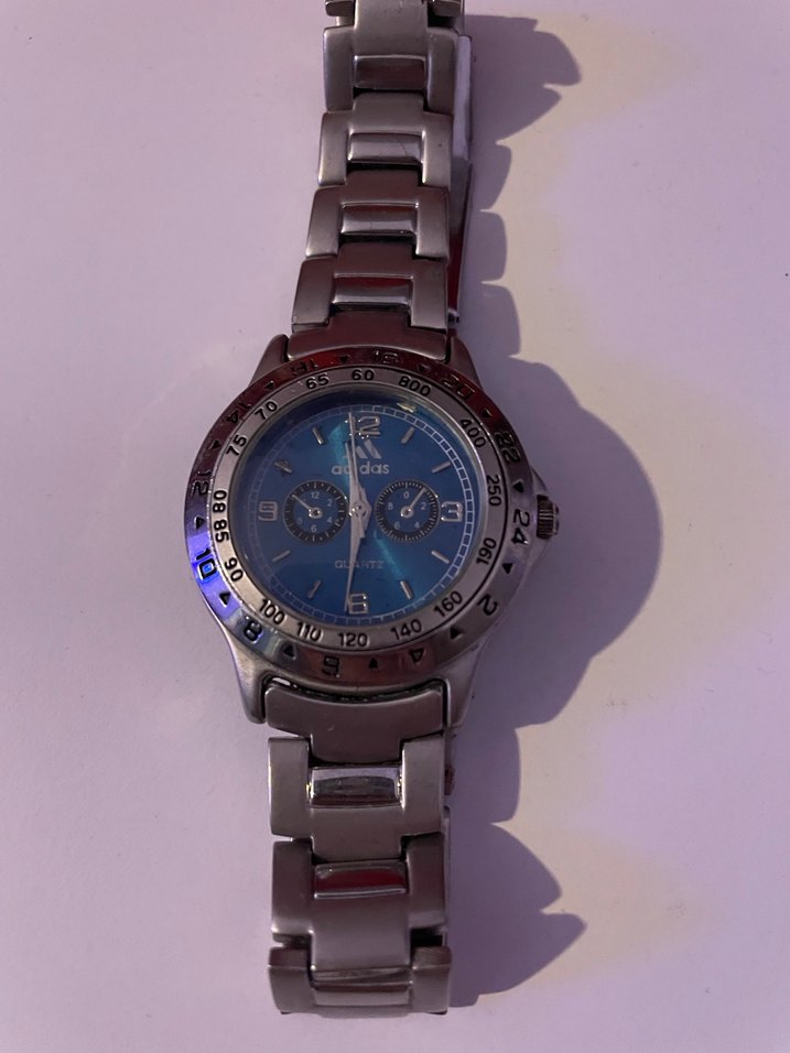 Adidas Retro Vintage Orijinal Çelik kol saati/2000Lerden Kalma - Görsel 2