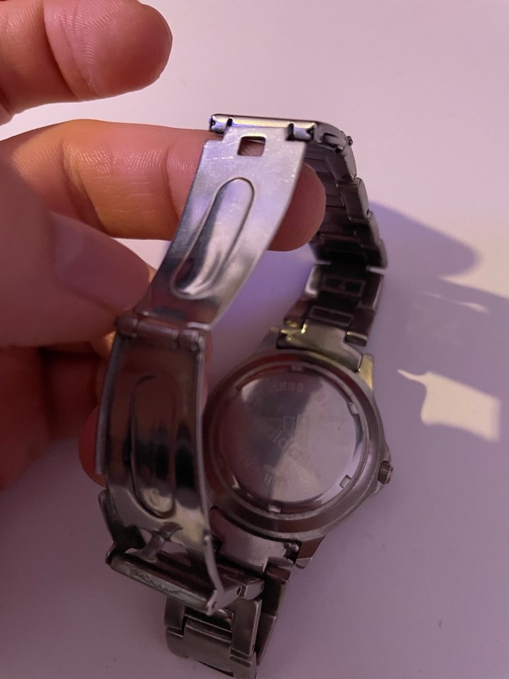 Adidas Retro Vintage Orijinal Çelik kol saati/2000Lerden Kalma - Görsel 5