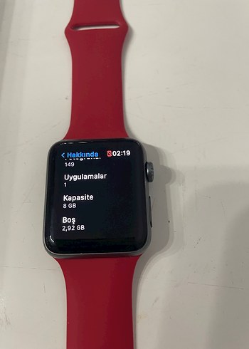 Apple Watch Series 3 42mm Space Gray GPS Kutulu Seti+Top;3 Kayış - Görsel 4