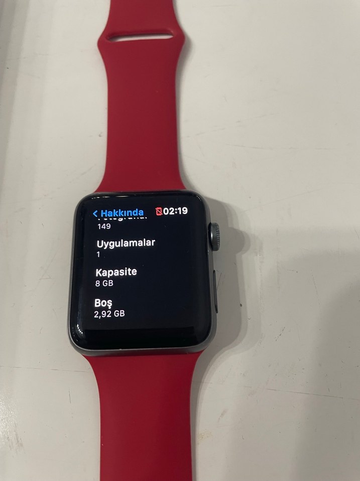 Apple Watch Series 3 42mm Space Gray GPS Kutulu Seti+Top;3 Kayış - Görsel 4