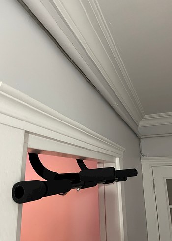 Kapı Üstü Siyah Askı Barı - Görsel 5