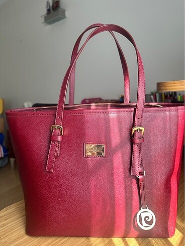 Beden bordo Renk Pierre cardin bordo çanta