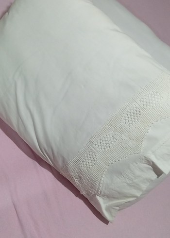 İşlemeli Beyaz Yastık seti - Görsel 4