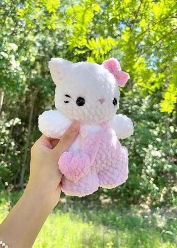 Hello Kity Tarzı Amigurumi - Görsel 2