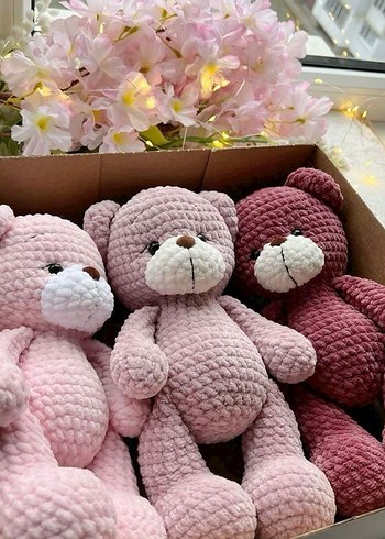 peluş Ayıcıklar uyku arkadaşı amigurumi - Görsel 2