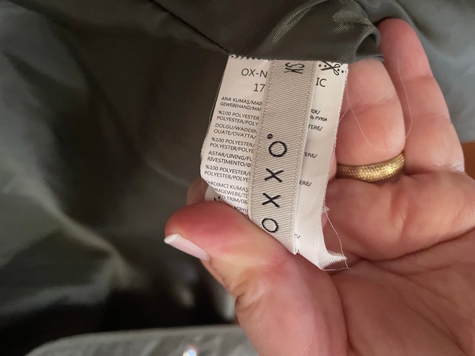 Kürk Detaylı haki Kadın Kışlık Ceket - Görsel 2