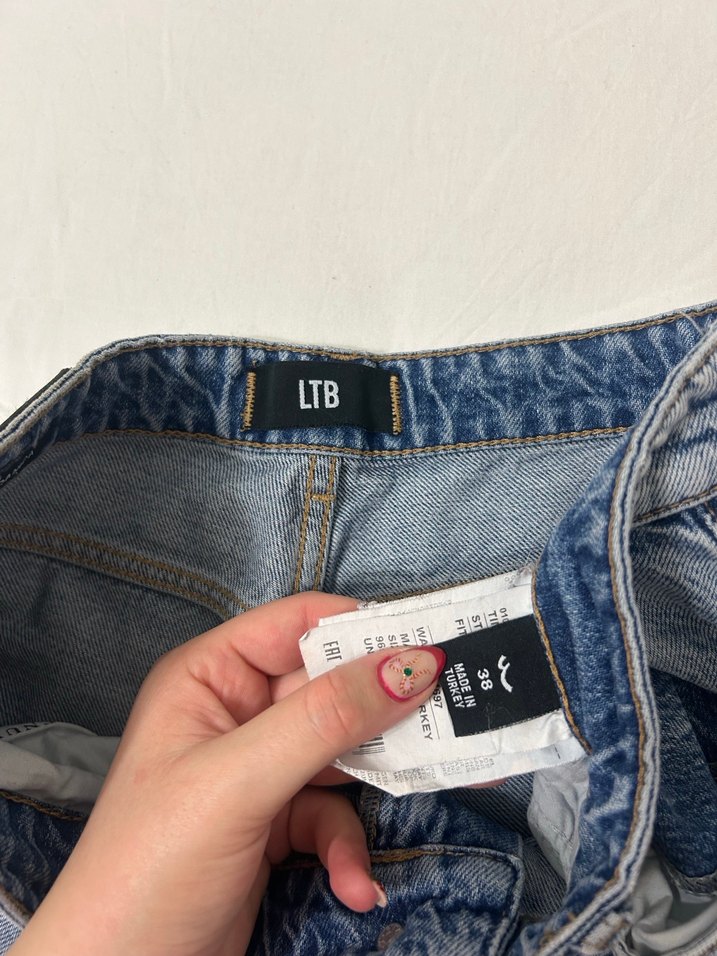 Mavi Boy Salaş Kadın Kot Pantolon - Görsel 4