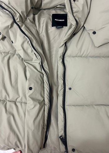 Bej Midi Kadın Kışlık Mont - Görsel 2