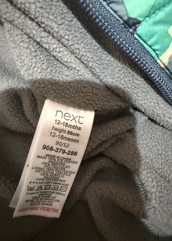 Next Renkli Kamuflaj Desenli Bebek kar Tulumu astronot - Görsel 3