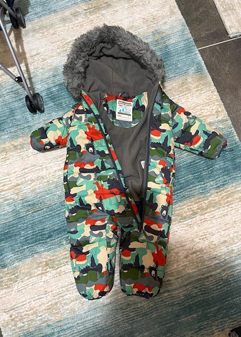 Next Renkli Kamuflaj Desenli Bebek kar Tulumu astronot - Görsel 5