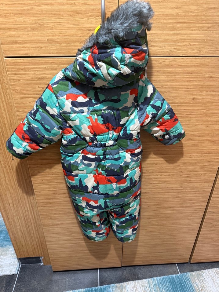 Next Renkli Kamuflaj Desenli Bebek kar Tulumu astronot - Görsel 4