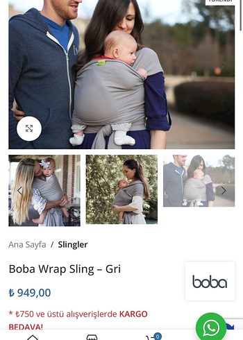Boba wrap sling - Görsel 2