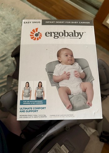 Ergobaby 360 Bebek Taşıyıcı Karbon Gri kanguru - Görsel 5
