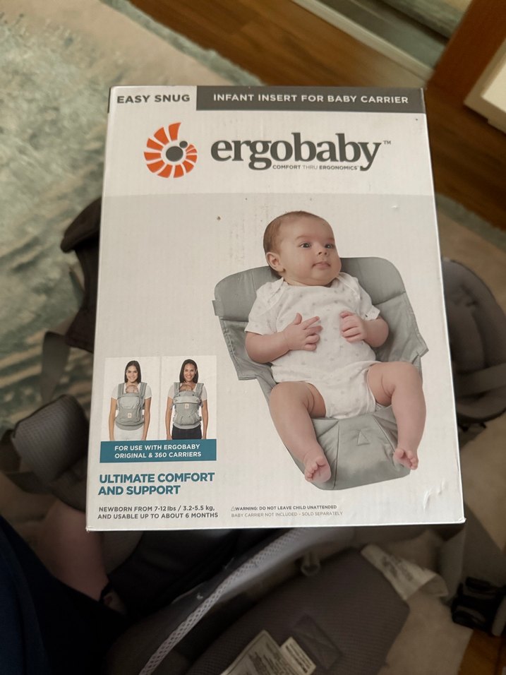 Ergobaby 360 Bebek Taşıyıcı Karbon Gri kanguru - Görsel 5