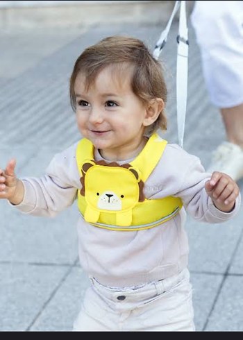 Sarı Bebek Yürüteci Destek Askısı trunki güvenlik kemeri harness - Görsel 2