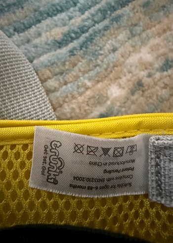 Sarı Bebek Yürüteci Destek Askısı trunki güvenlik kemeri harness - Görsel 4