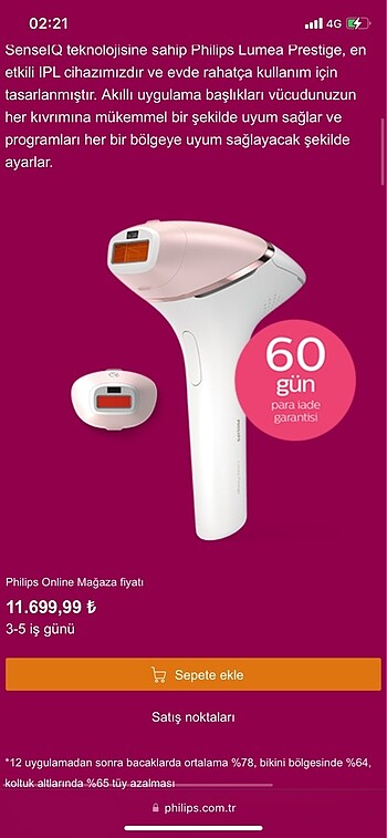 Philips Phlips lumea bri921