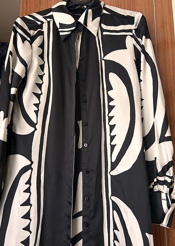 Mongo saten elbise - Görsel 5