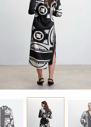 Mongo saten elbise - Görsel 2