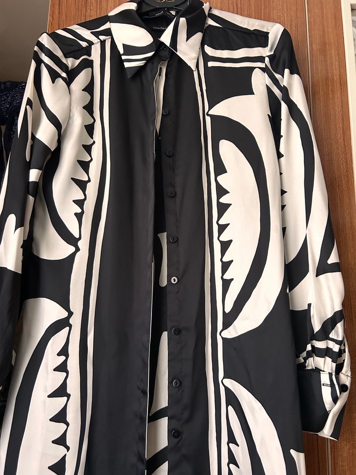 Mongo saten elbise - Görsel 5