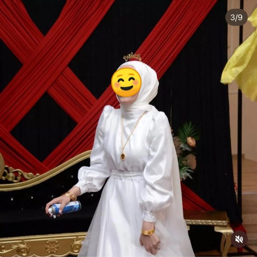 Uzun Kollu Beyaz abiye 36 38 beden arası - Görsel 2