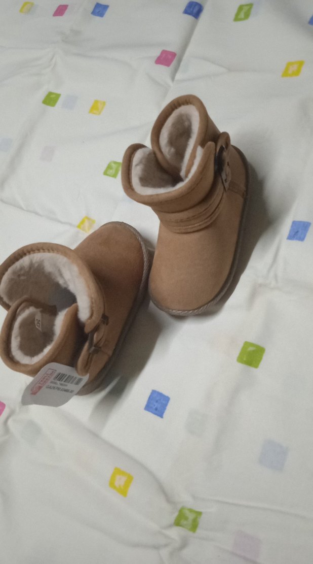 Kahverengi Tokalı Süet Erkek Bebek Botu - Görsel 4