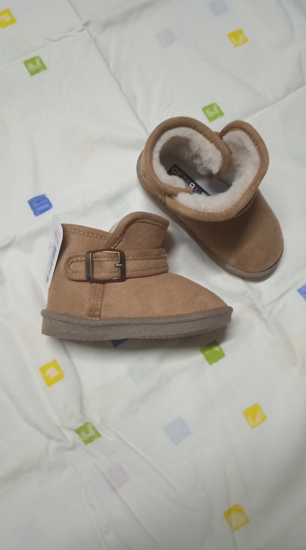 Kahverengi Tokalı Süet Erkek Bebek Botu - Görsel 2