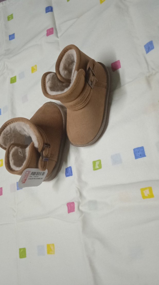 Kahverengi Tokalı Süet Erkek Bebek Botu - Görsel 5