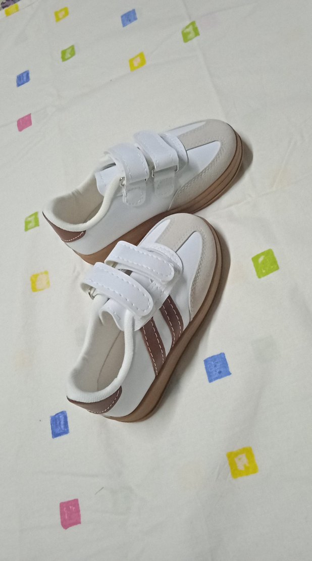 Erkek Bebek Beyaz Cırt Cırtlı İlk Adım Ayakkabısı - Görsel 4