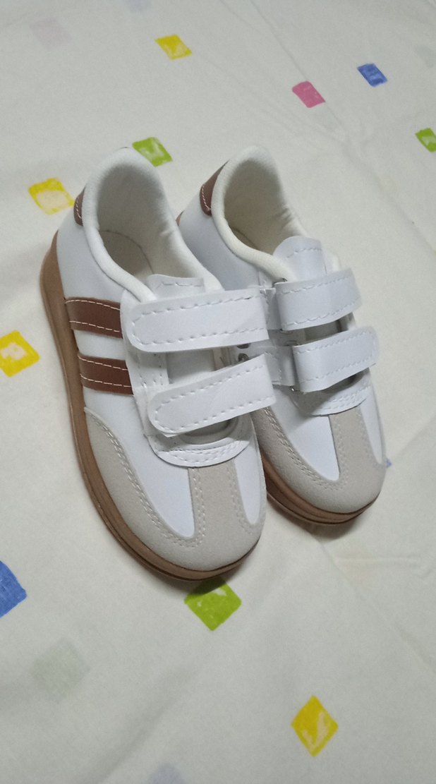 Erkek Bebek Beyaz Cırt Cırtlı İlk Adım Ayakkabısı - Görsel 2