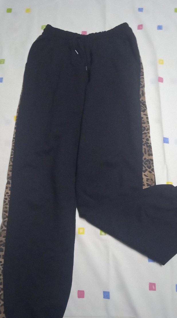 Kadın Siyah Streetwear Sweatpant - Görsel 3
