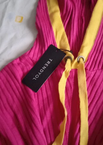 Pembe Triko Kadın Uzun Kollu Kazak - Görsel 2