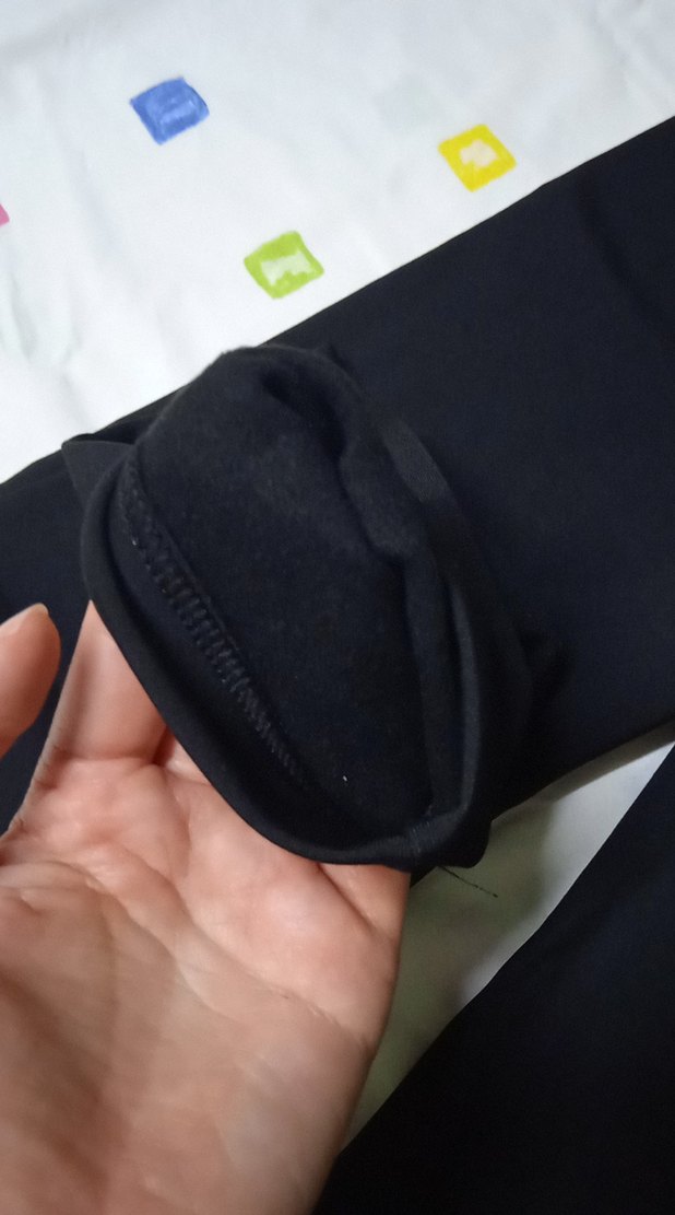 Siyah Esnek Kadın Spor Şardonlu Tayt - Görsel 5