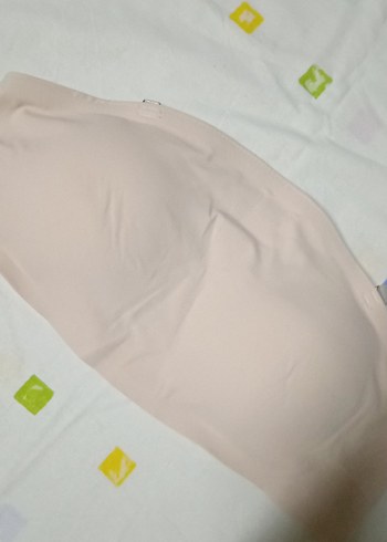 Minimalist Bej Dikişsiz Sütyen - Görsel 3