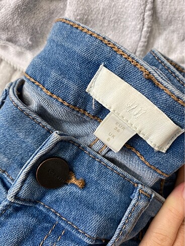 36 Beden mavi Renk Hm kot tayt pantalon