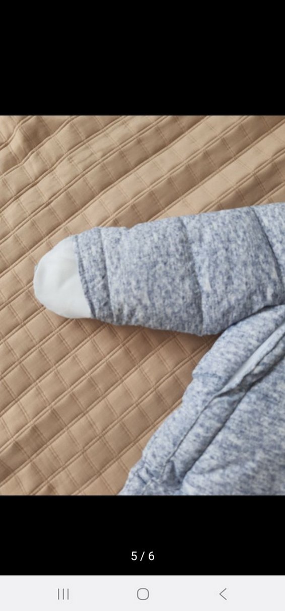 H&M Gri bebek astronot tulum - Görsel 5