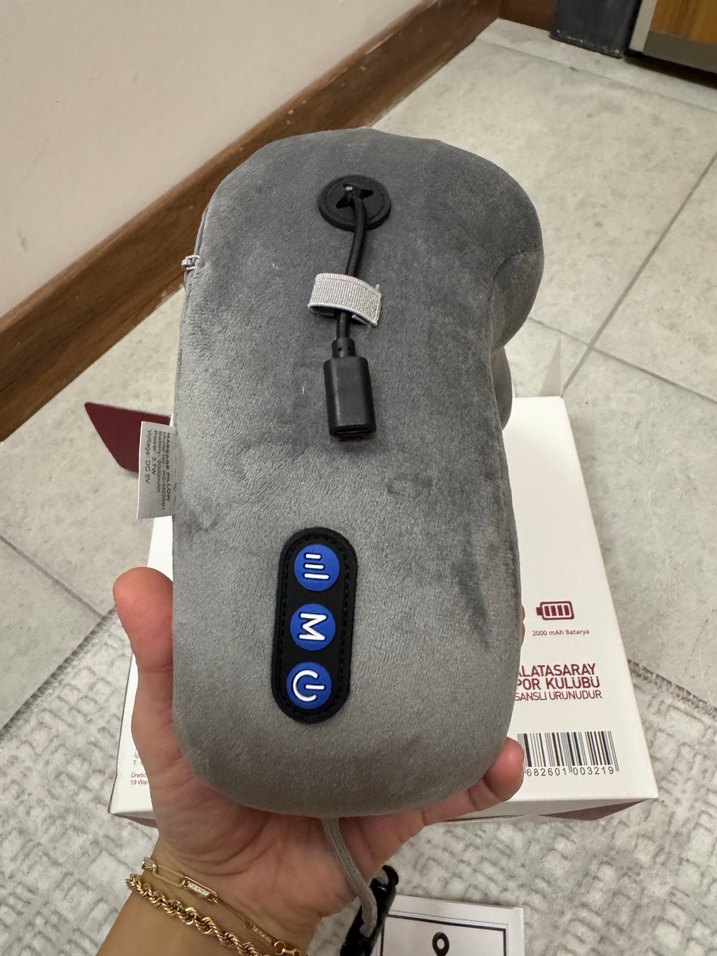 Gri Yumuşak boyun masaj aleti - Görsel 4