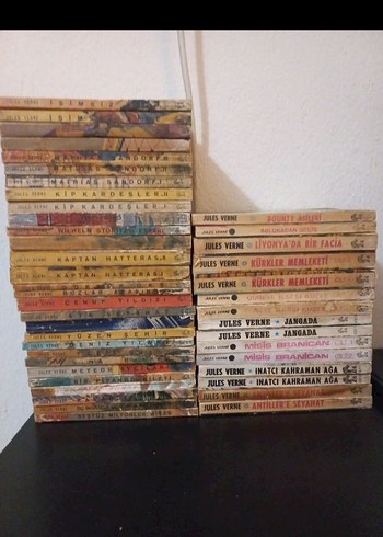 JULES VERNE 44 CİLT KİTAP TAM SERİ - Görsel 8